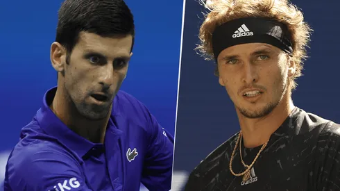 Novak Djokovic vs. Alexander Zverev. (Fotos: Getty Images).