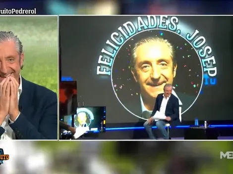 Video | El Chiringuito hizo caer a Josep Pedrerol en una divertida broma por su cumpleaños
