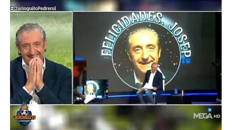 Josep Pedrerol cayó en una broma por el día de su cumpleaños.