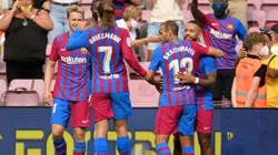 Jugadores del Barcelona.