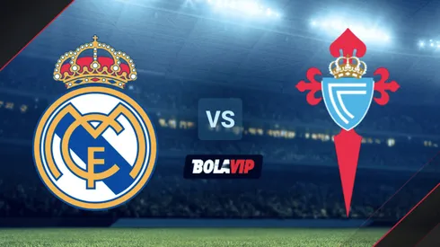 Real Madrid vs. Celta de Vigo por La Liga de España.