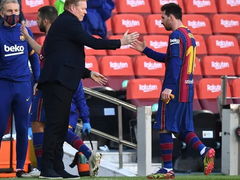 La particular reflexión de Koeman sobre la salida de Messi