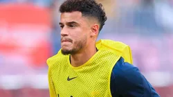 Philippe Coutinho en entrenamiento con Barcelona.