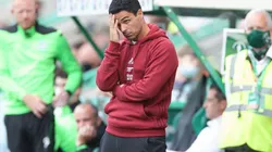 Mikel Arteta en dirección de Arsenal.