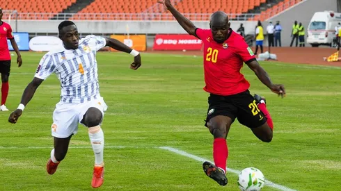 Acción de juego en las Eliminatorias de África.
