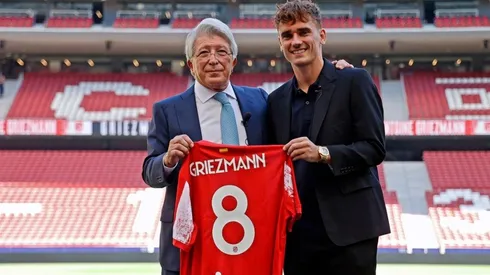 Antoine Griezmann, presentado nuevamente en Atlético de Madrid.