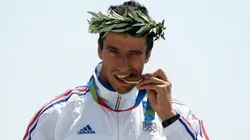 Mens C1 Slalom Single Medal Ceremony.