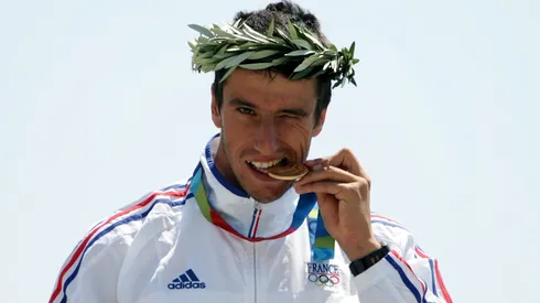 Mens C1 Slalom Single Medal Ceremony.