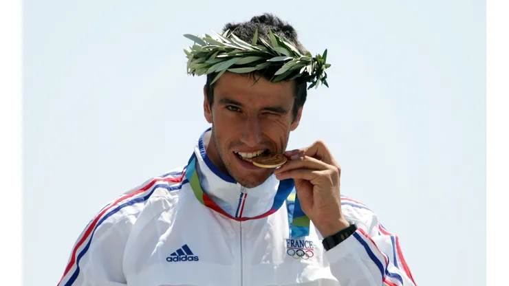 Mens C1 Slalom Single Medal Ceremony.