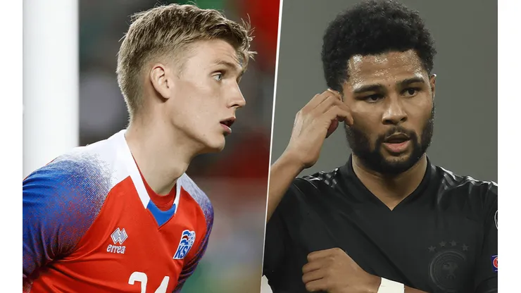 Islandia vs. Alemania. (Fotos: Getty Images).