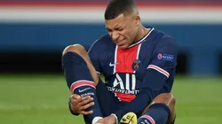 Kylian Mbappé, lesionado tras venir de la selección de Francia.