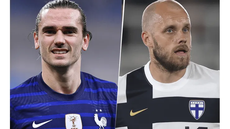 Francia vs. Finlandia. (Fotos: Getty Images).