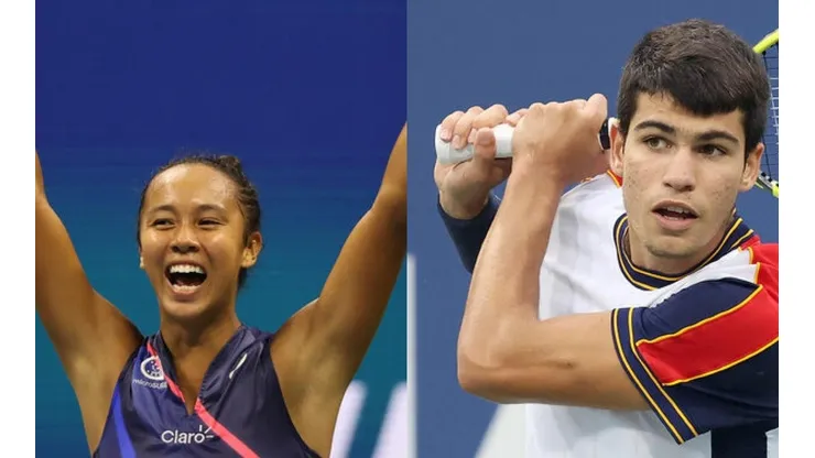 Leylah Fernández y Carlos Alcaraz, las grandes sorpresas de US Open.