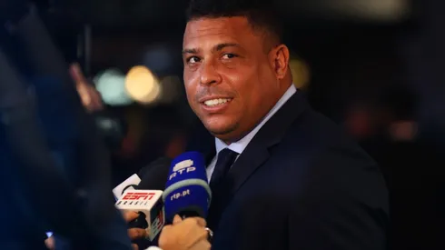 Ronaldo Nazario en un evento de FIFA.