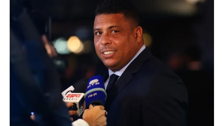 Ronaldo Nazario en un evento de FIFA.