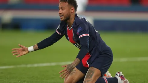 Neymar en un encuentro con PSG.