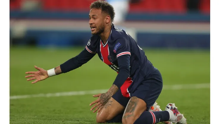 Neymar en un encuentro con PSG.
