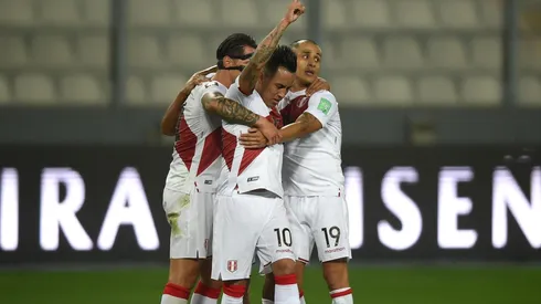 Cristian Cueva, el autor del único gol del partido.