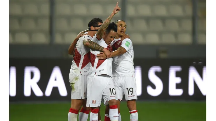 Cristian Cueva, el autor del único gol del partido.