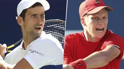 Novak Djokovic vs. Jenson Brooksby. (Fotos: Getty Images).