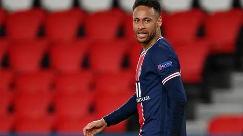 Neymar durante un encuentro con PSG.