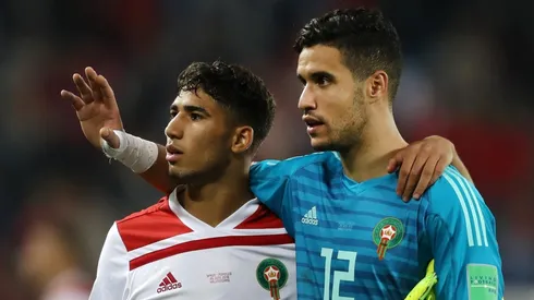 Achraf Hakimi y Monir, dos de las figuras de Marruecos.