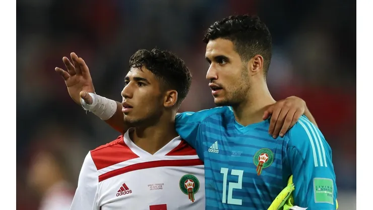 Achraf Hakimi y Monir, dos de las figuras de Marruecos.