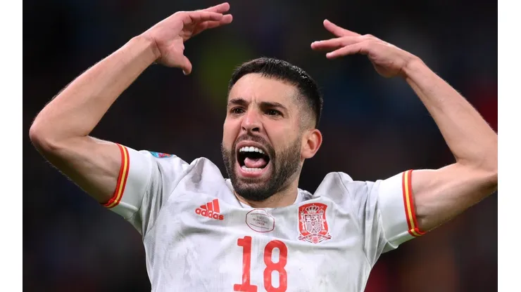 Jordi Alba, uno de los posibles titulares en España (Foto: Getty Images).