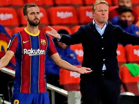 Miralem Pjanic arremetió en contra de Koeman tras su salida de Barcelona