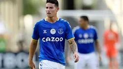 James Rodríguez con Everton.