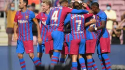 Jugadores del Barcelona.