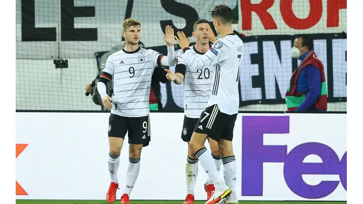 Timo Werner abrió el marcador para Alemania.