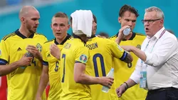 Jugadores de Suecia en la Eurocopa.