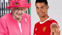 La Reina Isabel y Cristiano Ronaldo, quien vuelve al Manchester United.