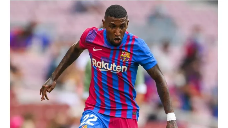 Emerson Royal, en uno de sus partidos con Barcelona.