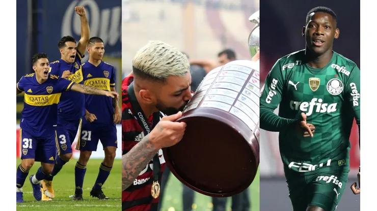 Boca Juniors, Flamengo y Palmeiras, algunos de los clubes de Conmebol que más han gastado en fichajes en el último tiempo.
