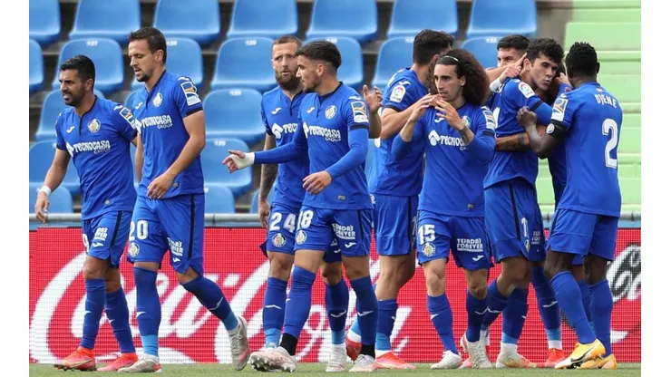 Jugadores del Getafe.