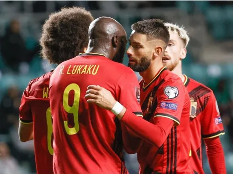 Pese a un susto inicial, Bélgica golea a Estonia con doblete de Lukaku