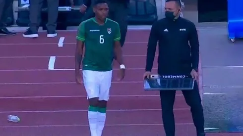 Marc Enoumba, jugador camerunés de Bolivia.