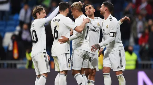 Jugadores del Real Madrid.