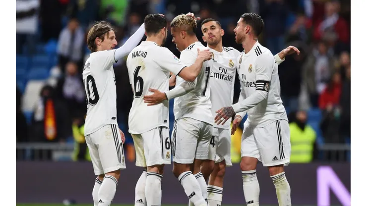 Jugadores del Real Madrid.