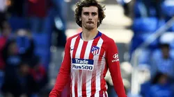 Antoine Griezmann en partido con Atlético de Madrid.