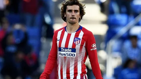 Antoine Griezmann en partido con Atlético de Madrid.