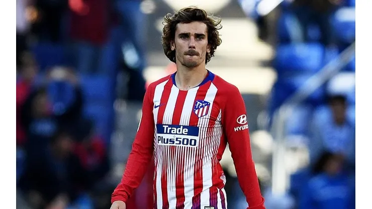 Antoine Griezmann en partido con Atlético de Madrid.