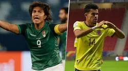 Moreno Martins y Luis Díaz, protagonistas de Bolivia y Colombia.