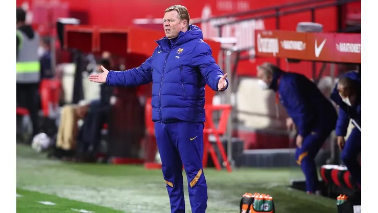 Ronald Koeman, entrenador del Barcelona.