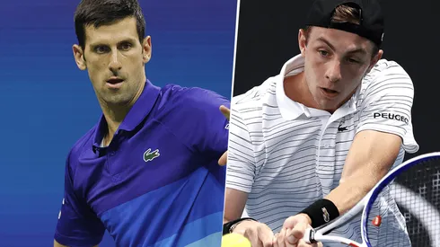 Novak Djokovic vs. Tallon Griekspoor por el US Open (Foto: Getty Images).