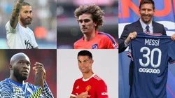 Algunos de los grandes fichajes del mercado de verano en Europa.