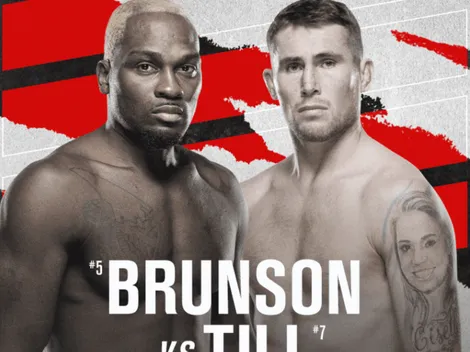 Cuándo pelean Derek Brunson vs. Darren Till | Cartelera completa, fecha, hora y TV del UFC Fight Night