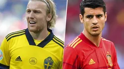 Suecia vs. España. (Fotos: Getty Images).